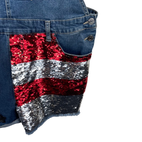 Justice Shortalls Stars and Strips in Girls Size 24 W - Picture 6 of 11